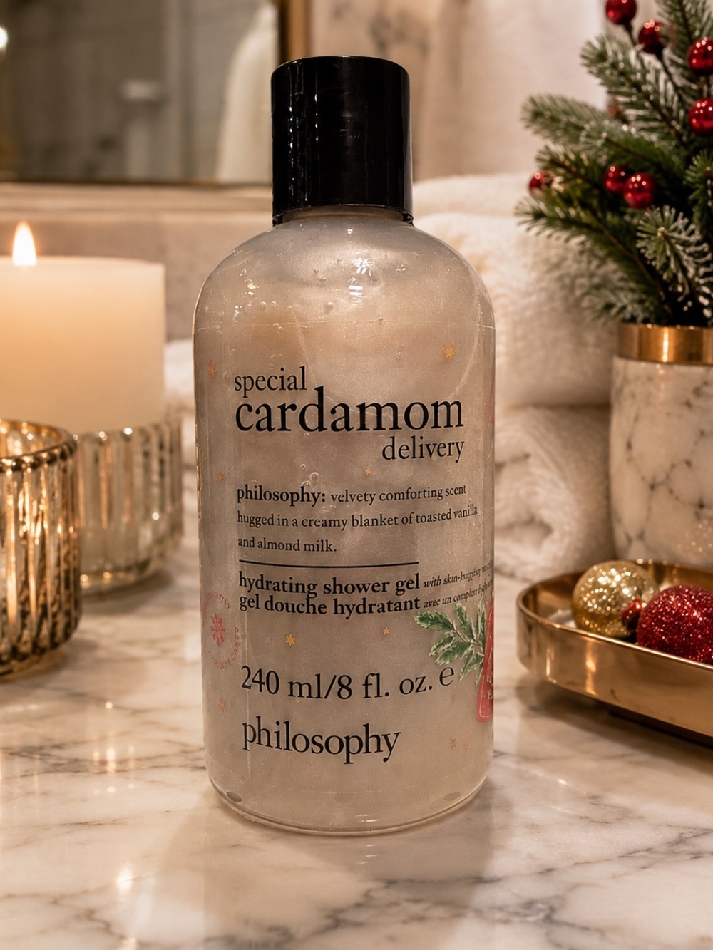 Philosophy Special Cardamom Delivery Hydrating Shower Gel 8 oz Holiday Scent NEW